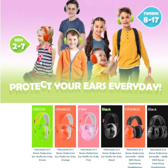 Kids Noise Reduction Earmuffs - Ear Protection / Noise Cancelling Headphones - Picture 11 of 11